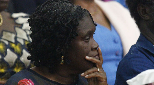 Crowds scuffle as IVory . Coast’s former first lady faces trial