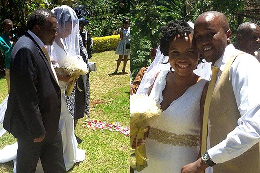 Macharia Gaitho's daughter Wanjiru Gaitho walks down the Aisle ( Pictures )