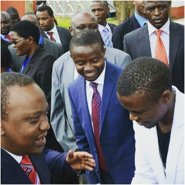 This is President UHURU’s favourite local comedian who wanted to marry NGINA.