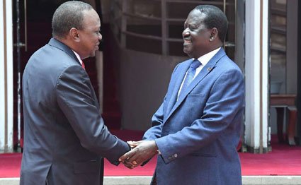 Uhuru Grooming Raila?