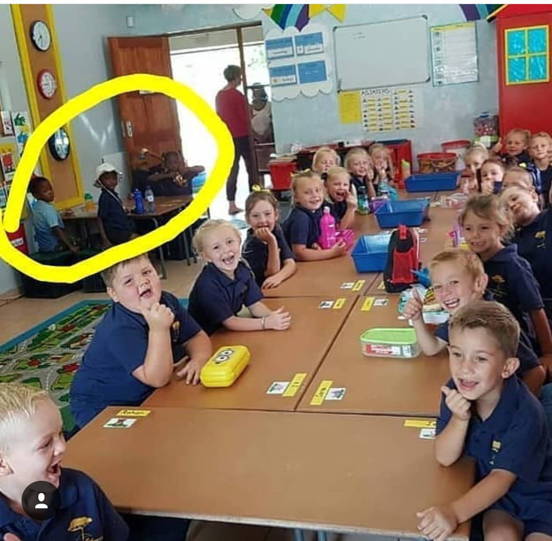 Picture Of Racist Zoning In A South African School Goes Viral On Social Media