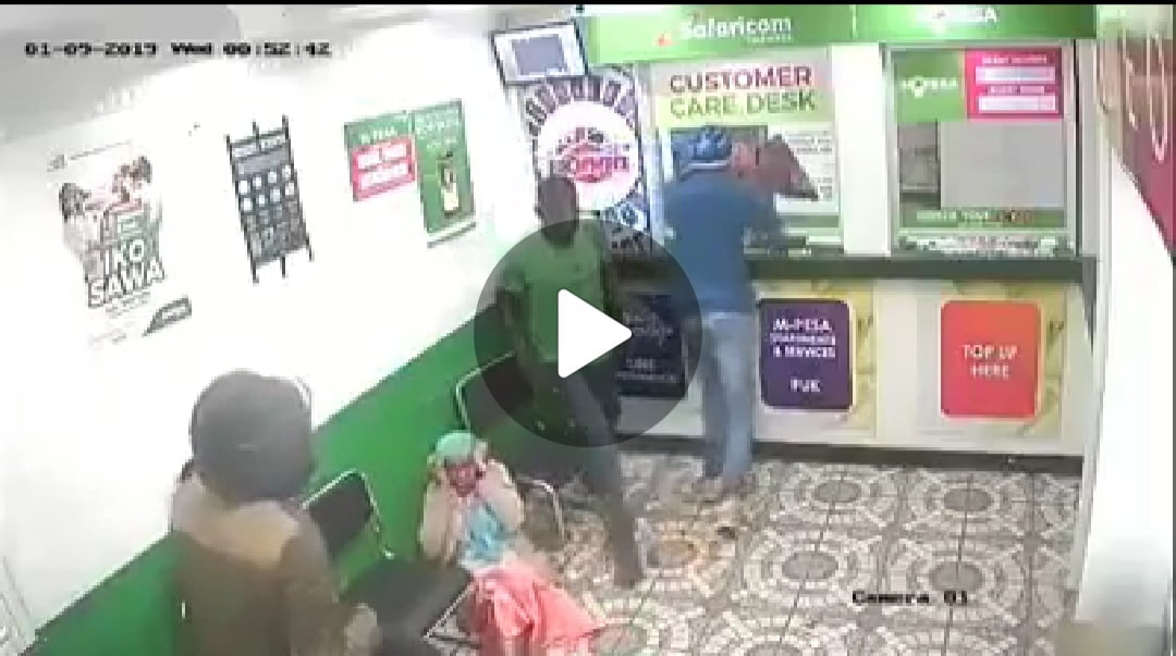 VIDEO — Thugs Rob M-Pesa Shop In Huruma Estate, Nairobi