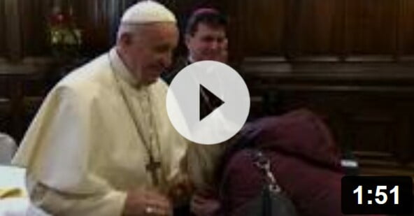 [VIDEO] Why Pope Francis Refused To Be Kissed