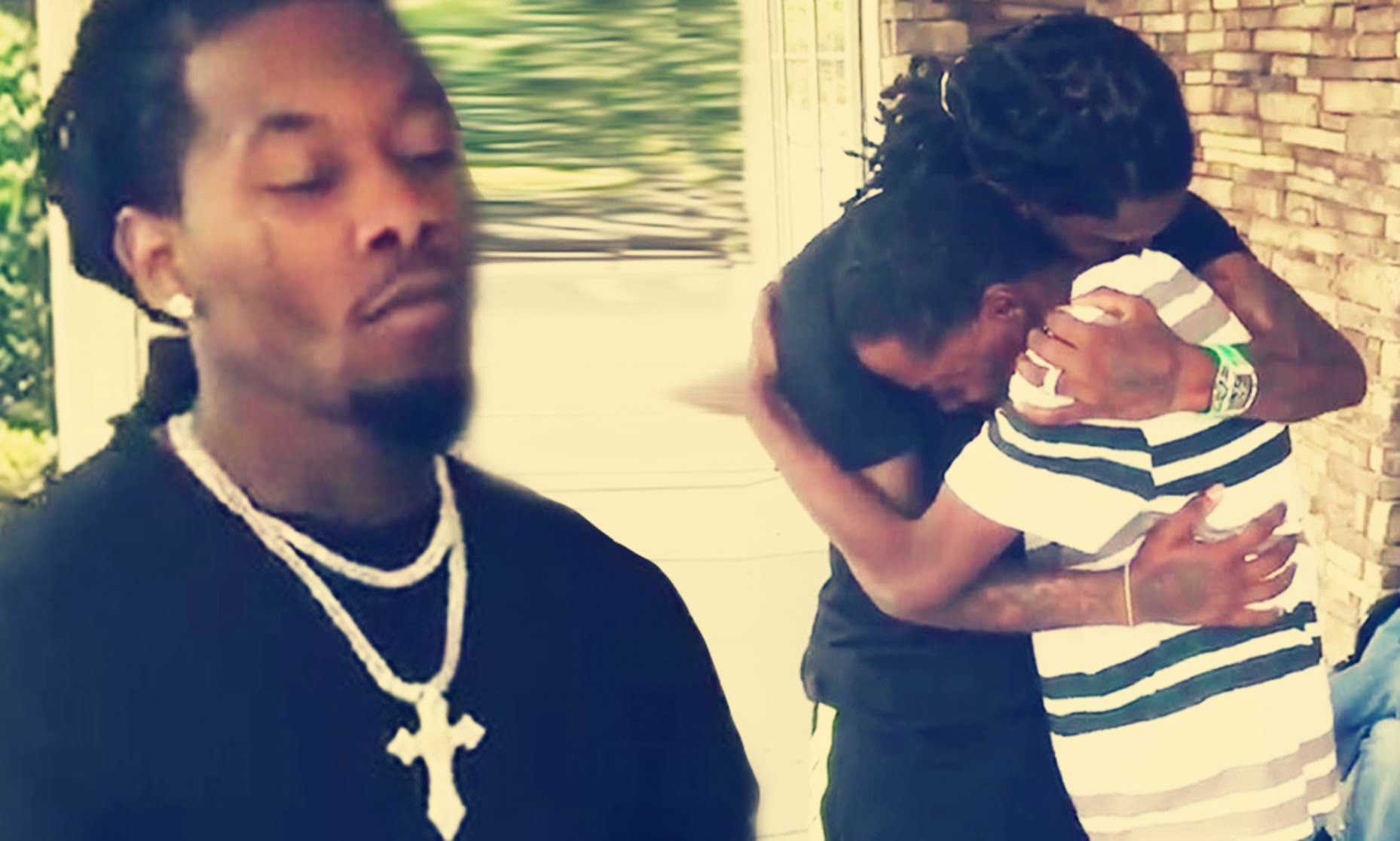 WATCH: Emotional moment as American rapper Offset reunites with his father after 23 years