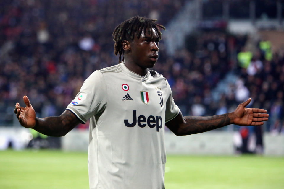 Video: Juventus star Moise Kean scores and celebrates in front of racist Cagliari fans