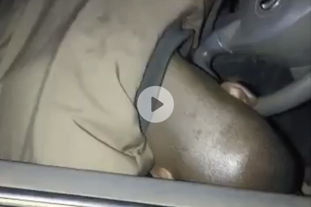 Video: Extremely Drunk AP Officer Rams Into A Vehicle In Eldoret
