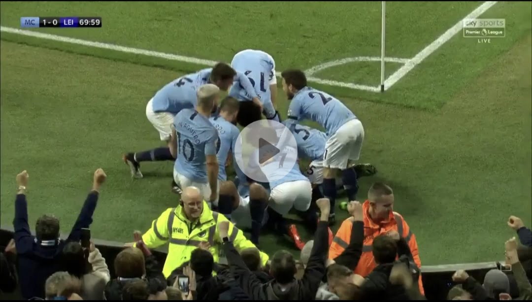 WATCH: Etihad Stadium Erupts As Manchester City Captain Vincent Kompany’s Wondergoal Reignites Title Race