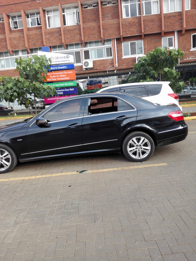 Alert Kenyans: Thief Caught Breaking Into Cars At Mp-Shah Hospital