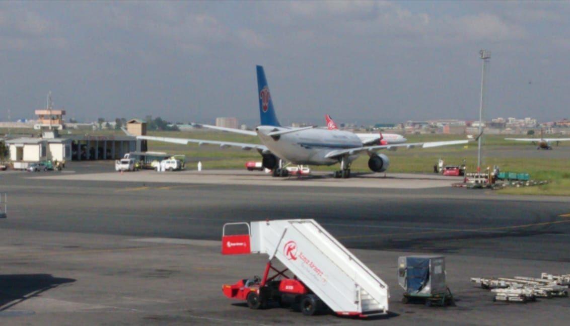 BREAKING: China Southern Airlines Quarantined At JKIA Over Coronavirus Fears