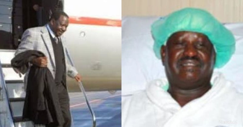 CONFIRMED: Raila indeed flew out abroad for surgery