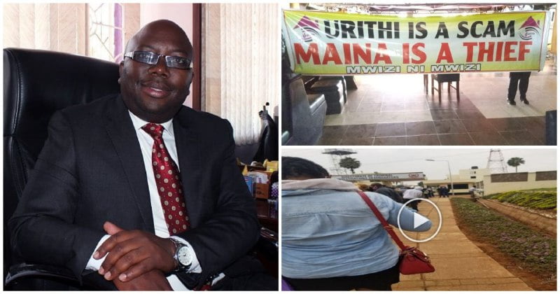 Hundreds of Duped Investors Line Up At DCI Over Urithi Housing Scam [VIDEO]