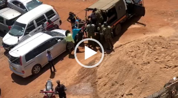 Shots Fired As Rogue Police Arrest Mask-less Civilians In Kasarani