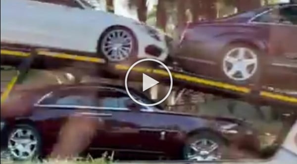 THIS MAN WAS LIVING GOOD: Prophet Bushiri's Fleet of High-end Cars Impounded By Gov't [VIDEO]