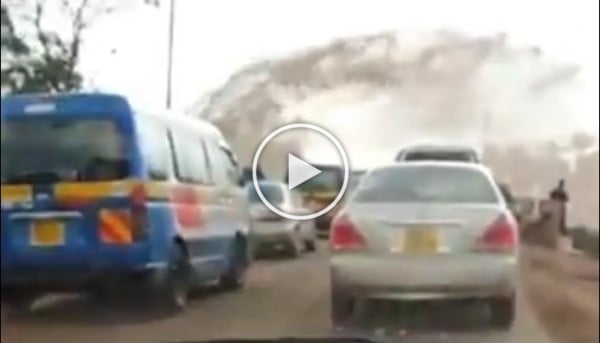 A Shitty Morning: City Commuters Showered With Raw Sewage At Kangemi