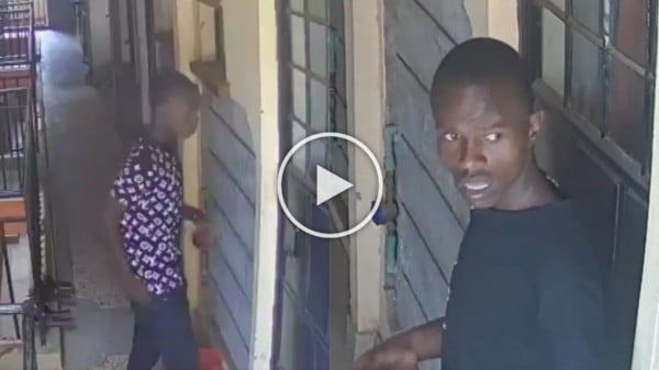 VIDEO: CCTV Captures Gang of Thugs Stealing Electronic Gadgets From Kasarani Apartment