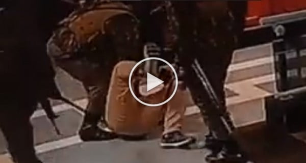 WATCH: Drama At Pension Towers As Boniface Mwangi Is Assaulted By GSU Officers