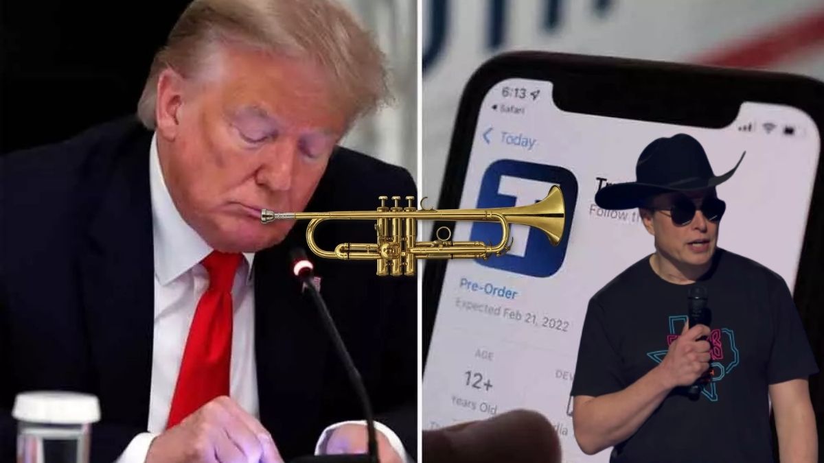 He Should Have Called It Trumpet: Elon Musk Makes Fun of Donald Trump's Social Media App "Truth Social"