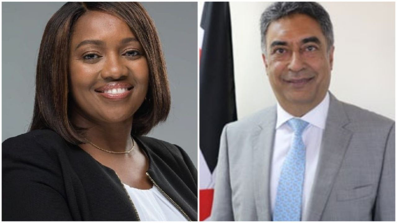 LEFT: Nakuru Governor Susan Kihika RIGHT: Bedi Investments CEO Jaswinder Singh Bedi