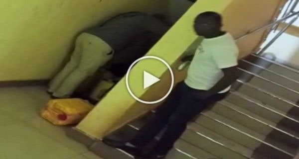 WATCH: Guardmart Supermarket Manager Ruthlessly Whips Male Employee