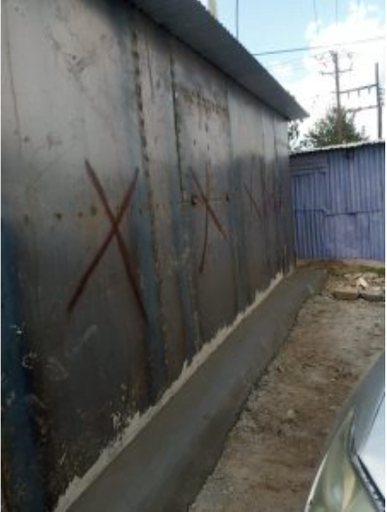 An illegal development on a grabbed public land in Maringo, Makadara constituency, Nairobi.