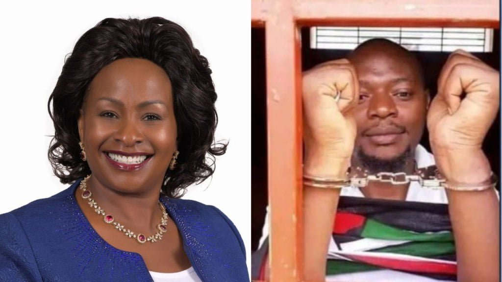 LEFT: Machakos Governor Wavinya Ndeti RIGHT: The accused Donald Nzau