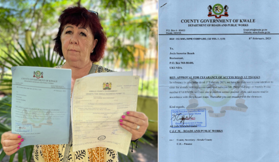 A 61-year-old German investor has come forward with shocking allegations against close allies of Kwale Governor Fatuma Achani, claiming she was conned out of Ksh 2 million under the promise of a business license. The brazen extortion scheme, allegedly led by the Governor’s political advisor and other officials, adds to growing concerns over rampant corruption in Achani’s administration.
