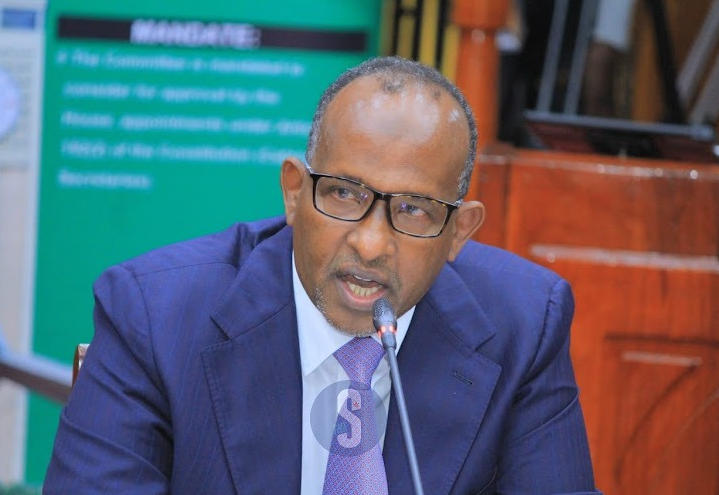 An image of CS Duale who has suspended the Nursing Council CEO and Canceled Internships Over Irregular Placement