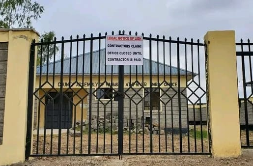 Governor Wavinya Ndeti’s administration under pressure after a contractor shut down an MCA office over delayed payments.
