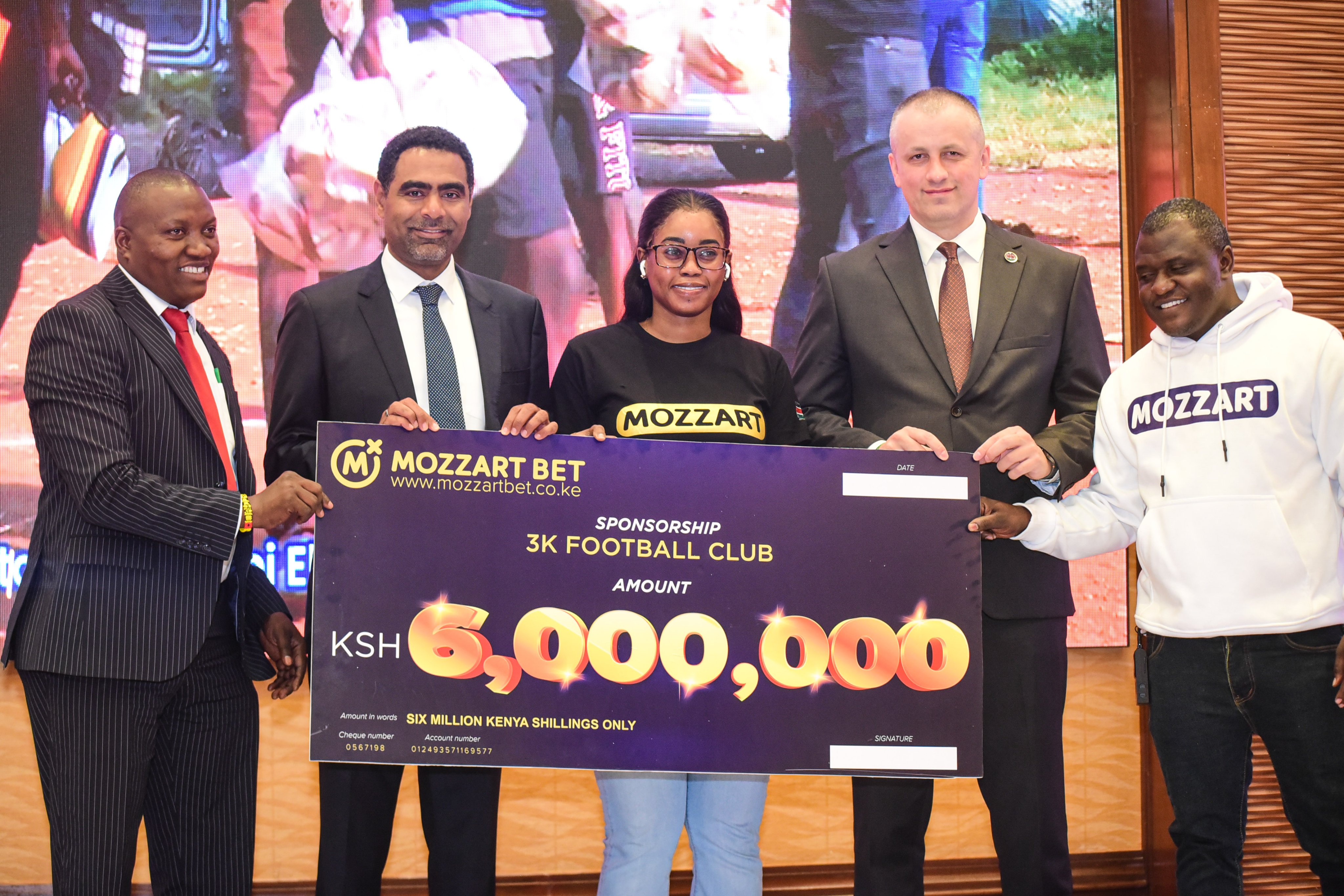 Mozzart Bet injects KSh 18 million into Kenyan football.