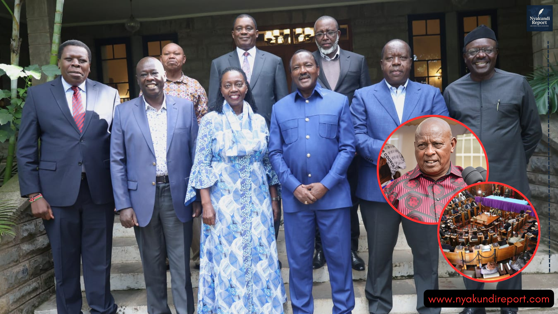 Gachagua Allies Challenge Nyeri MCAs to Impeach Governor Kahiga if He Refuses to Resign