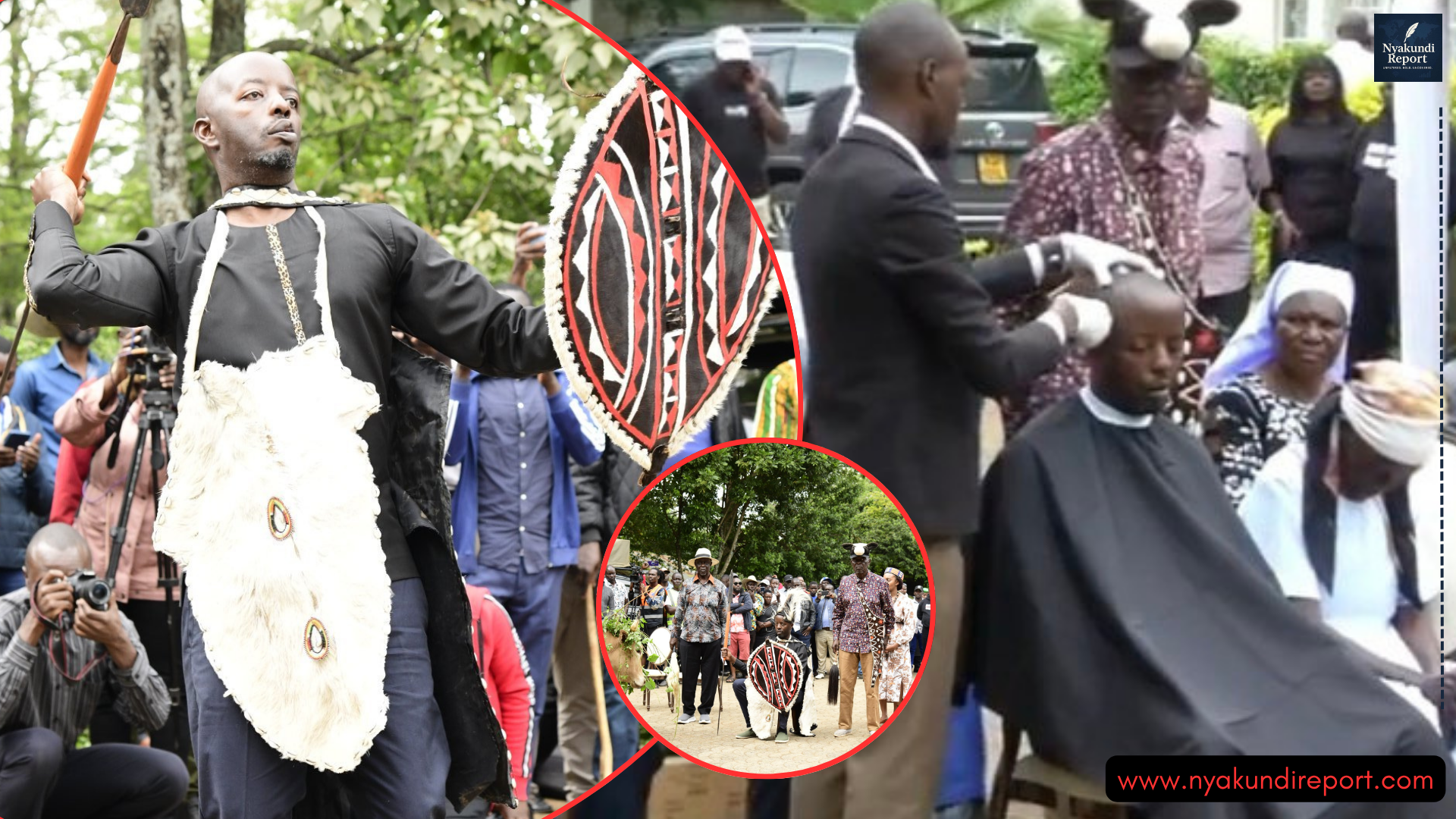 Inside the Luo Shaving Ritual that Made Raila Odinga Junior the New Family Head