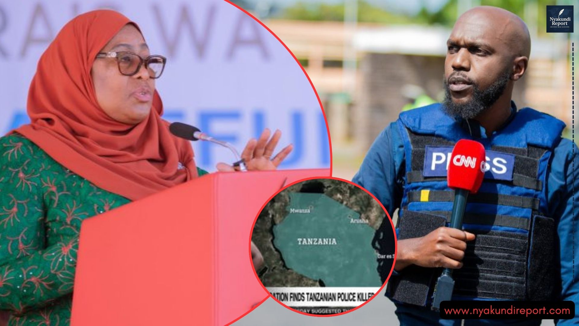 Mama Suluhu Slams CNN After Larry Madowo’s Exposé on Post Election Deaths in Tanzania