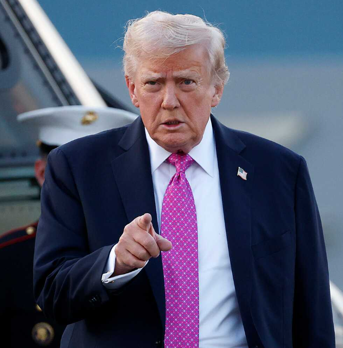 An image of the US President Donald Trump whose administration has ended Automatic Work Permit Extensions for Foreign Nationals