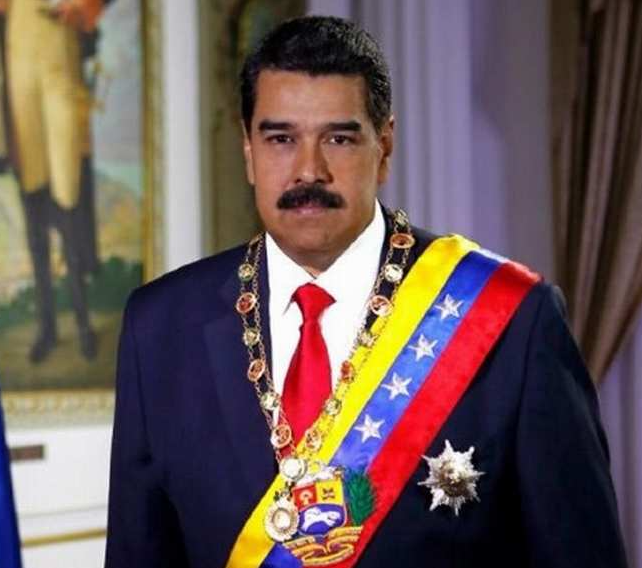 An image of Venezuelan President Nicolás Maduro.