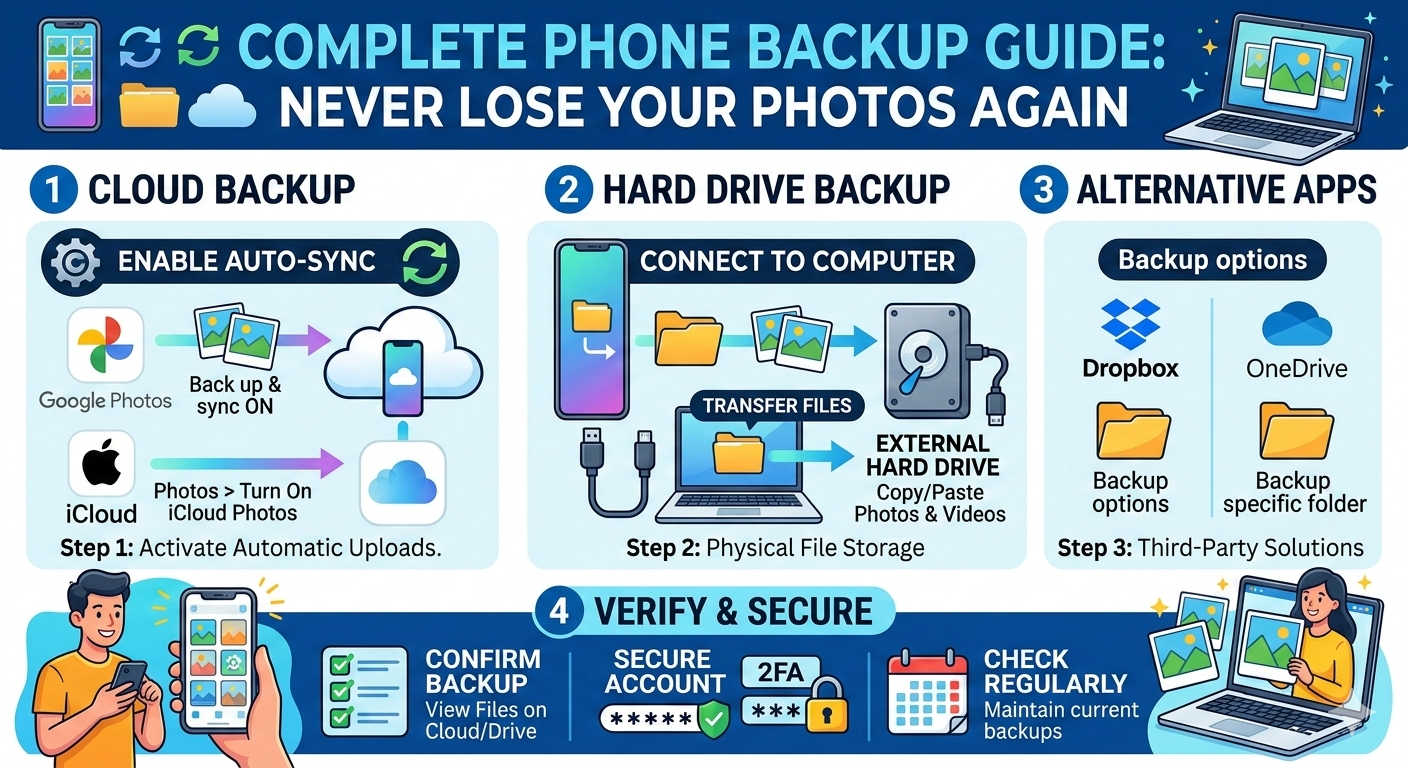 Complete Phone Backup Guide That Ensures You Never Lose Your Photos Again