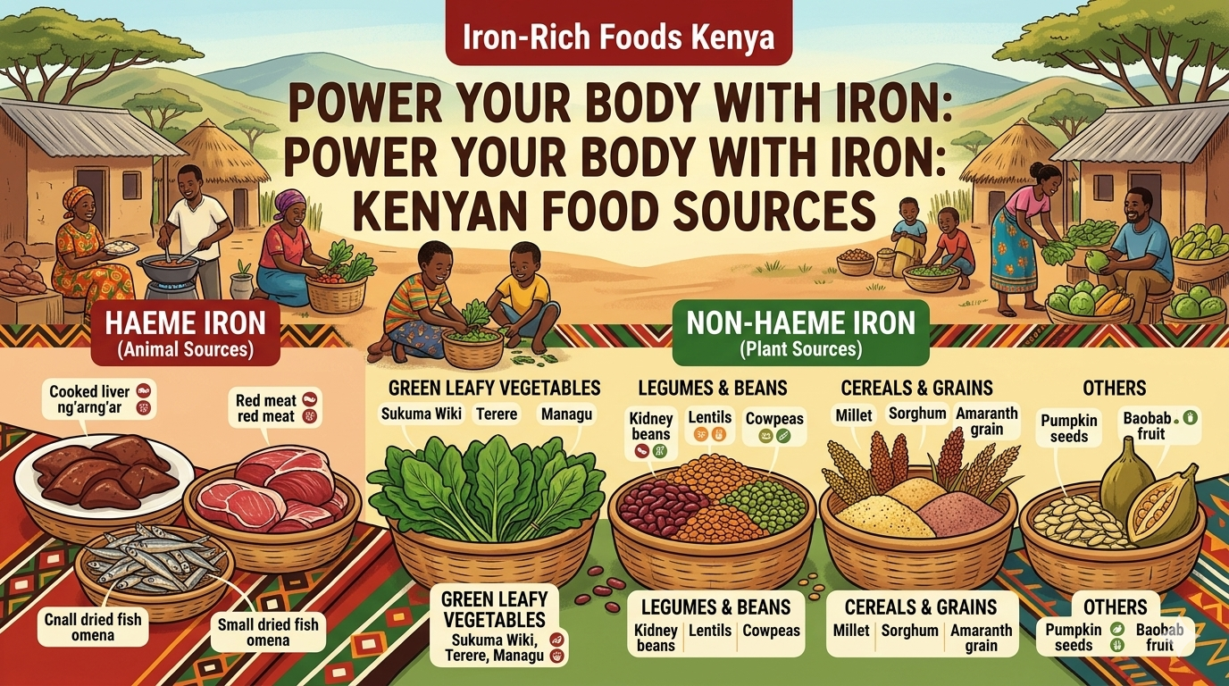 Foods Rich In Iron In Kenya You Should Add To Your Diet Today