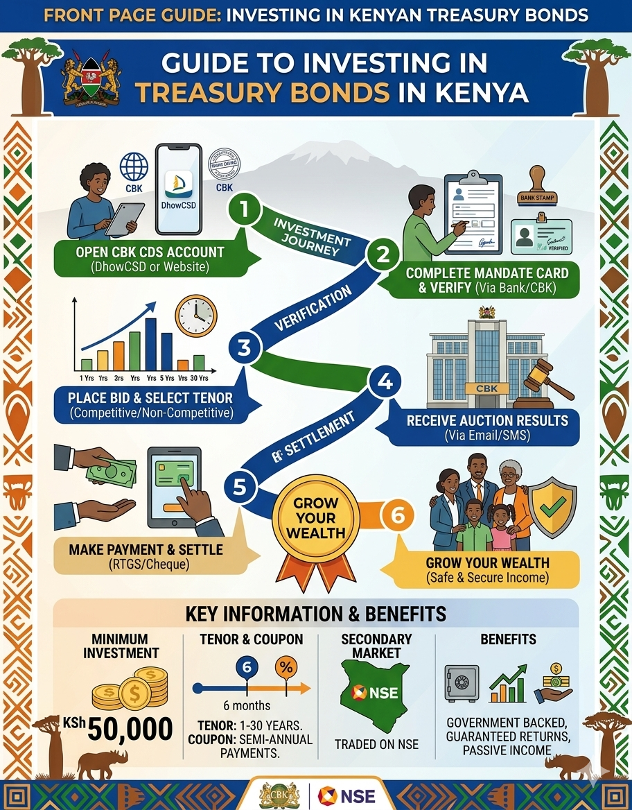 How To Invest In Treasury Bonds In Kenya And Grow Your Money Safely
