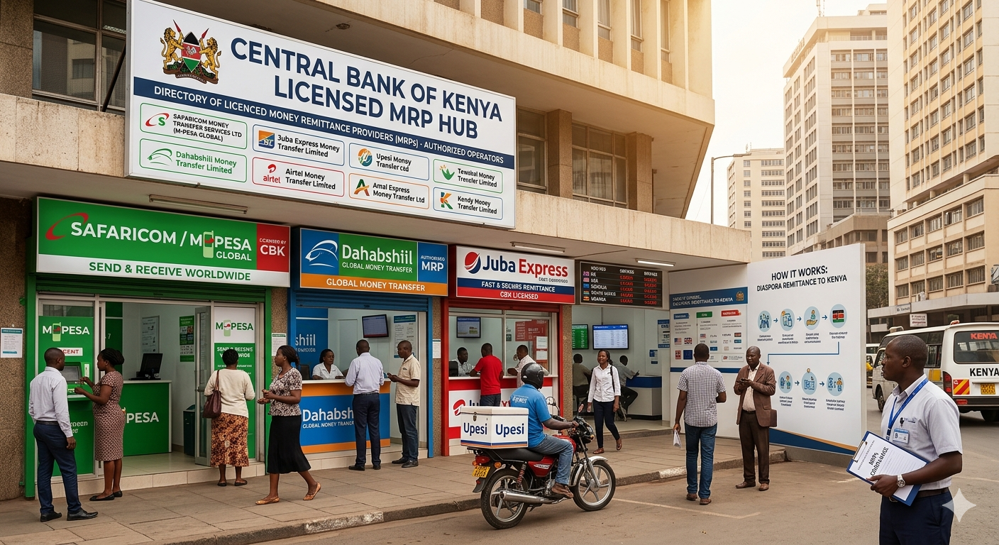 Complete List Of Licensed Money Remittance Providers (MRPs) In Kenya