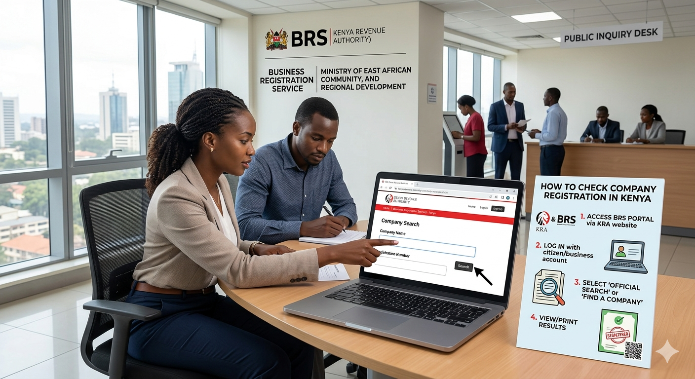 How to check if a company is registered in Kenya
