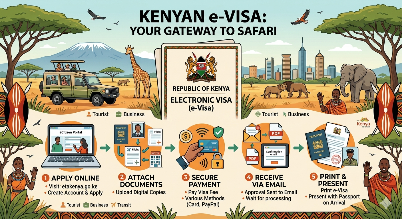 How to Apply for a Kenyan e-Visa Without Visiting an Embassy in 2026