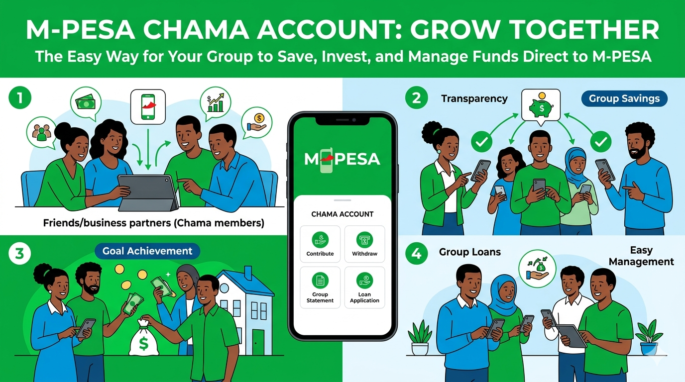 M-Pesa Chama Account Requirements and How to Open One in Kenya