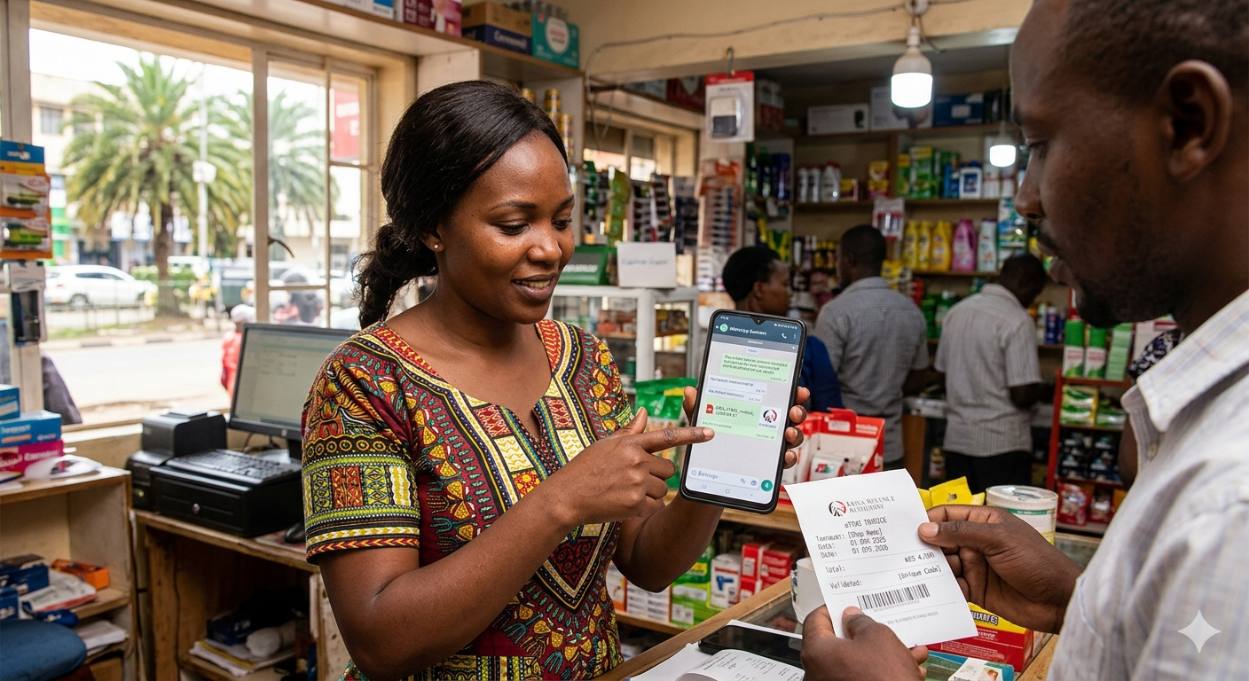 Step-by-Step Guide on How to Generate KRA eTIMS Invoices on WhatsApp  for Kenyan Businesses